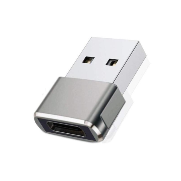 ADAPTADOR OTG USB MACHO A USB C HEMBRA